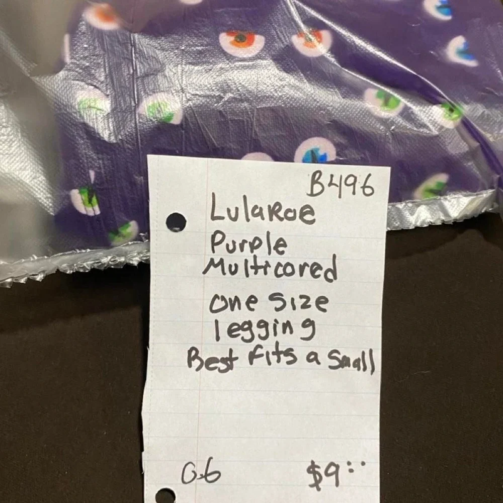 LulaRoe leggings multicolor legging one size best fits à teen (14-16). SKU-B496